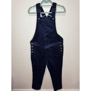 HATCH Maternity The Selma Corduroy Overalls Navy Sz 2 = US M(6-8) NWT $298